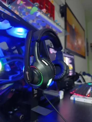  Headset Gamer Com Luz Led - Entrega gratis