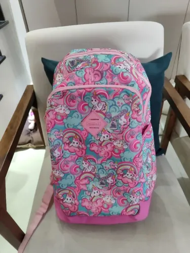 Mochila Infantil Unicórnio Sestine - Rosa