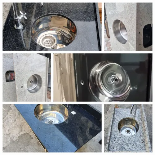 Pias gourmet em Aço Inox - Novas