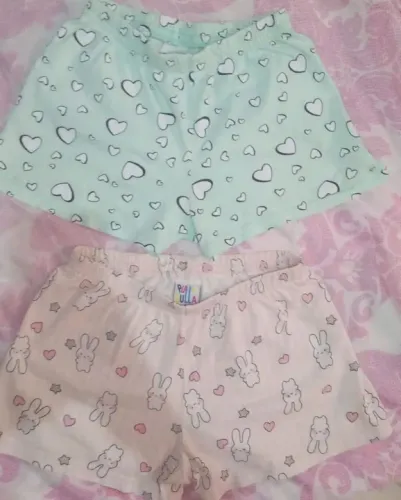 Conjunto de shorts pijama infantil - menina
