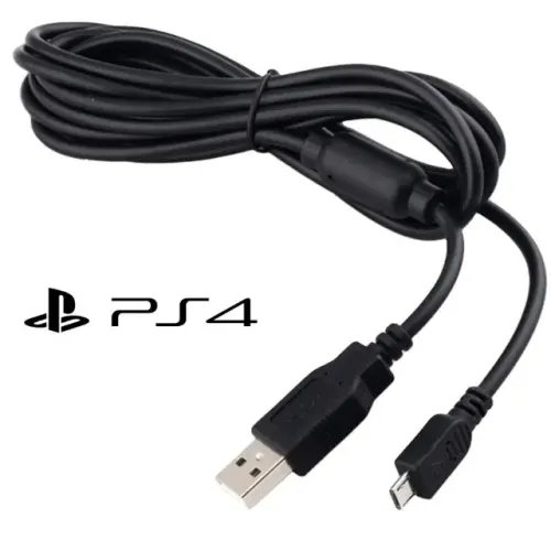 Cabo Para Controle Ps4 Com Filtro Usb Novo