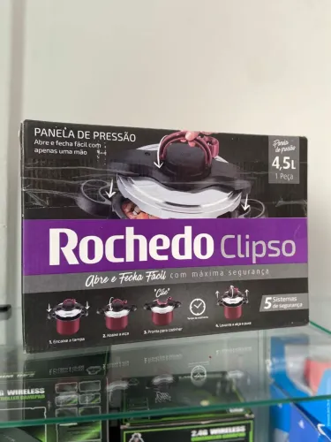*Panela de Pressão Turbo 4,5 Litros - Rochedo*