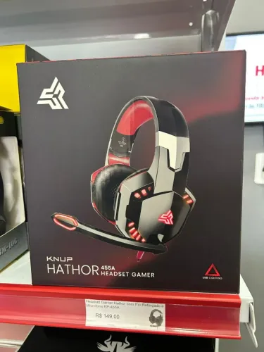Fone Headset Gamer para PC com fio Reforçado