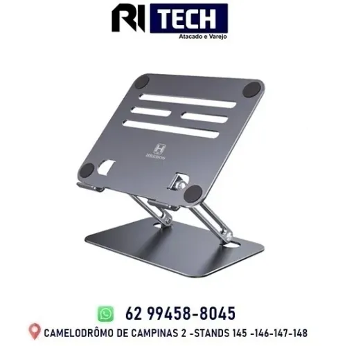 Suporte Apoio Base Bandeja Notebook Laptop Tablet iPad Mesa Premium Alumínio Metal Articul