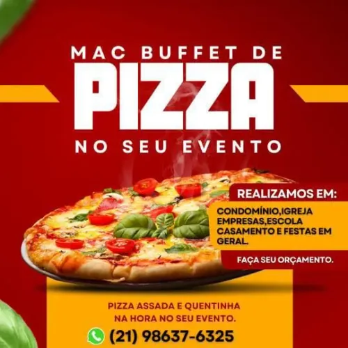 Buffet de pizza Domiciliar 