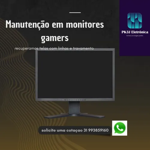 Manutenção de Monitores Gamers - Soluções para telas com defeitos