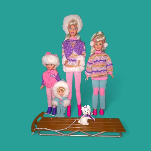 Barbie Winter Holiday set anos 90