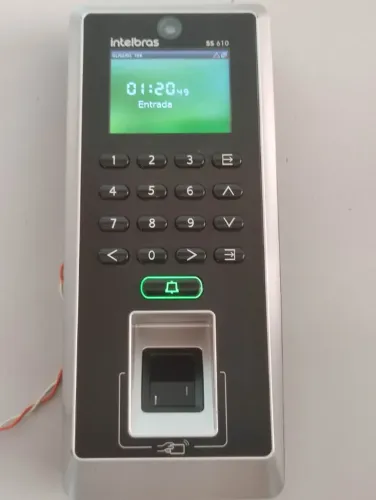 Controle Acesso Biometria Intelbras Ss 610 Funciona Ok 1r6 (Usado)