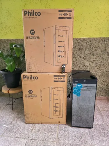 Adega Philco PAD12E Display Digital 12 Garrafas Bivolt-Nova/Na Caixa