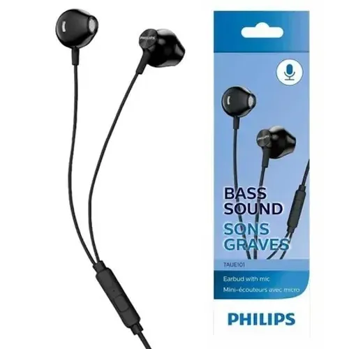 Fone de Ouvido Philips Original Taue101 Preto *ENTREGA GRÁTIS*