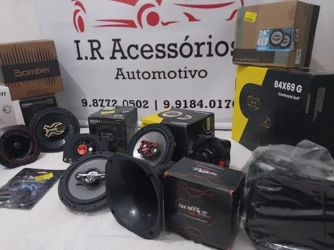Alto falante, tweeter e corneta pra som aceito cartão!