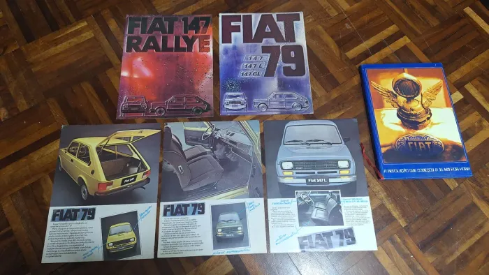 Coleção de Catálogos Fiat 147 - Anos 70/80