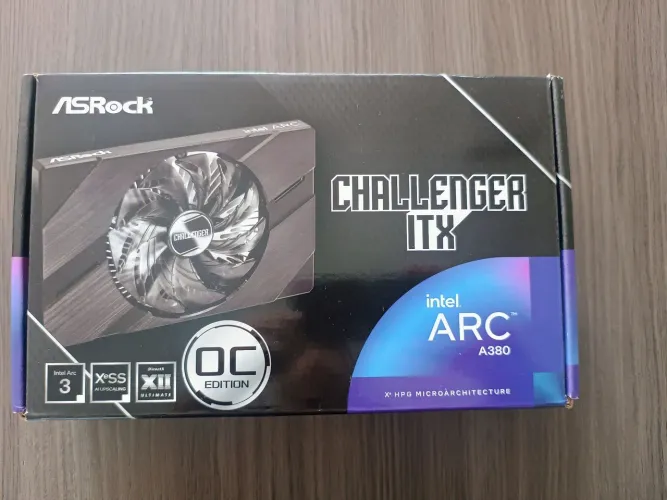 Intel Arc A380 Challenger ITX ASrock nunca usada