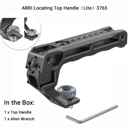 Top Handle SMALLRIG 3765 com 3/8-16 pinos de localização para ARRI