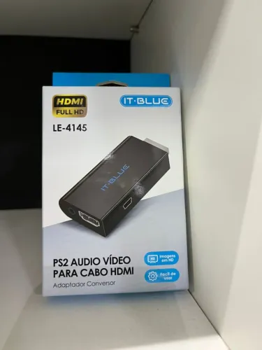 Adaptador Conversor Playstation 2 Ps2 Para Hdmi le4145 - Loja Coimbra Entregamos