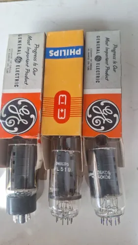 Válvulas para aparelhos antigos, som e TV a partir de 85,00 cada, somos loja - 1810