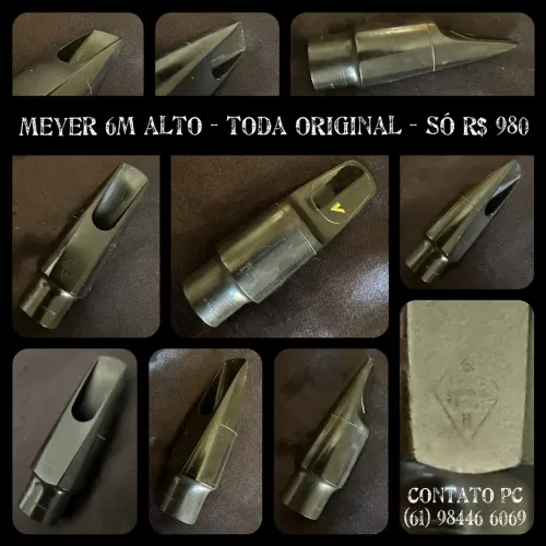 BOQUILHA MEYER 6M PARA SAX ALTO - ?Medium Chamber?