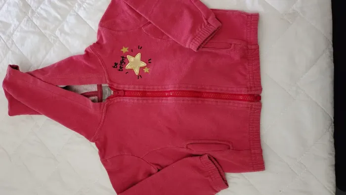 Blusa de frio com capuz Mundi 2 anos