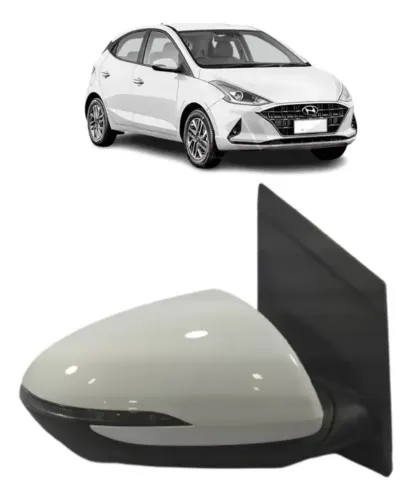 Retrovisor Hyundai Hb20 2020/2022 Com Seta Lado Direito