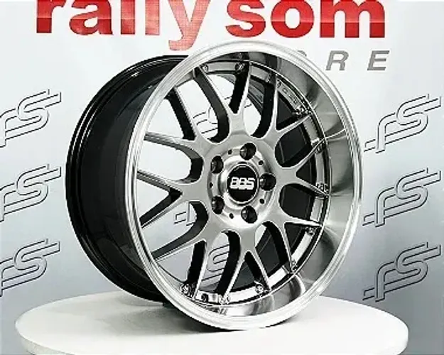 Jogo de Roda BBS RS-GT Cromo Look 5x120 - 18x8 e18x9 Offset 25 (Nv)