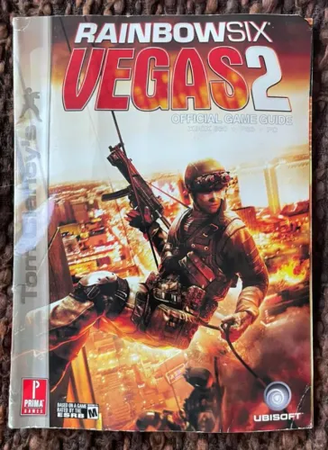 LIVRO GUIA DE ESTRATÉGIA RAINBOW SIX VEGAS 2 OFICIAL COM 160 PÁGINAS INGLÊS