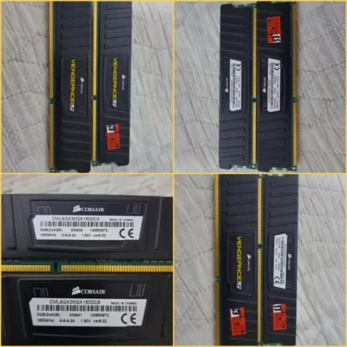 Memória Corsair Vengeance Lp 8gb 2x4gb Ddr3 Cml8gx3m2a1600c9 
