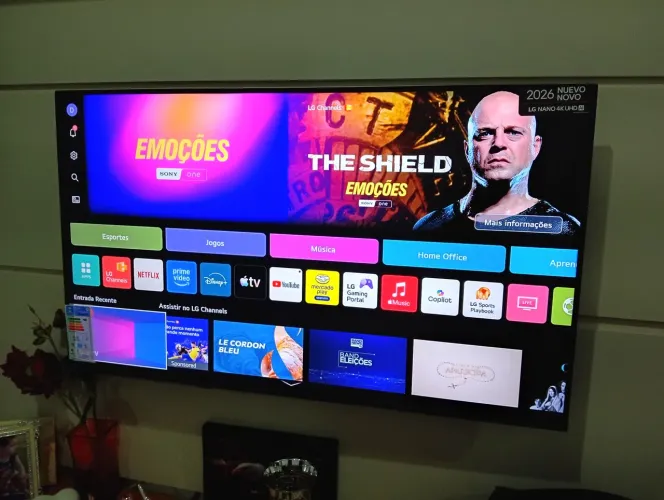 Smart TV LG 43 Polegadas, Nano 2026. Nova
