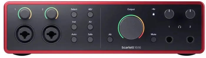 Interface Audio Focusrite Scarlett 16i16 4ª Geração USB-C