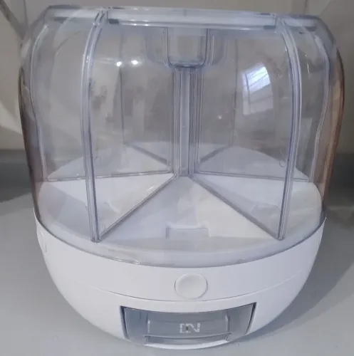 Vendo um lindo dispenser giratório organizador com 6 divisórias... 