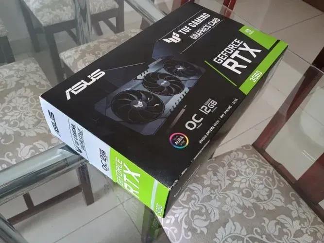 Placa de Vídeo ASUS TUF Gaming GeForce RTX 3060 12GB GDDR6 (IMPECÁVEL)