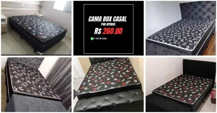 cama box casal (promoção)