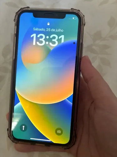Celular iPhone X 64gb Preto bateria nova 100%