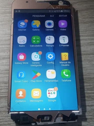 Placa mãe celular Samsung Galaxy J7 J700F funcionando 100,%