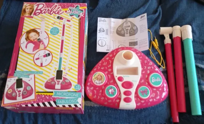 Barbie Microfone Karaokê Fabuloso ( Sem Microfone )