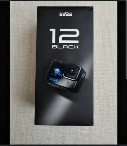 GoPro Hero 12 Black + Kit Completo (3 Baterias, Carregador, 64GB e Acessórios)