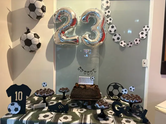 DECORAÇÃO DE FESTA - TEMA FUTEBOL ?