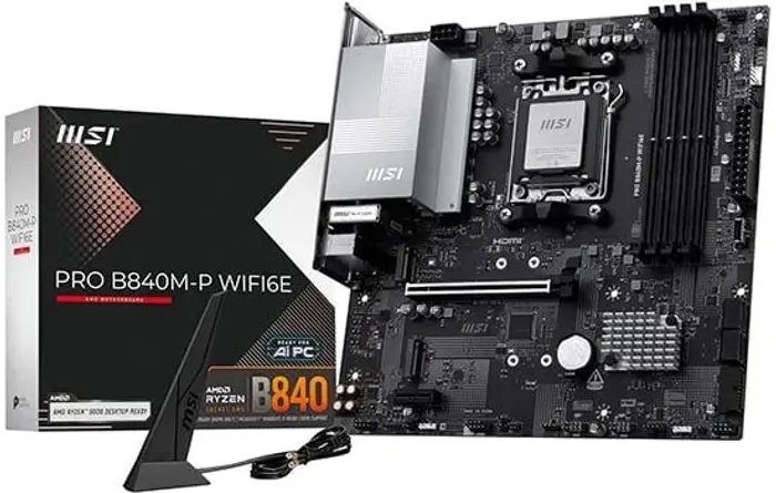 Placa mãe MSI B840M-P M-ATX Wi-fi