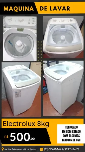Lava roupas Electrolux 8kg
