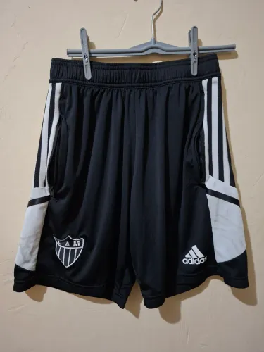 Short, calção adidas, fom bolsos, Atlético mineiro