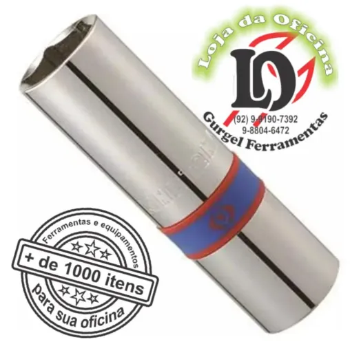 Chave de Vela Magnética Sextavada 16mm - 1/2 Pol. - KINGTONY-466516