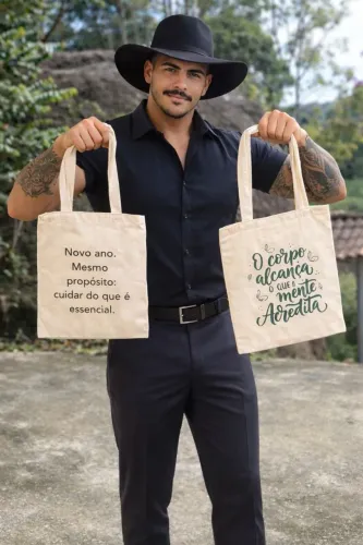 Kit 10 ecobags personalizada tela inclusa 