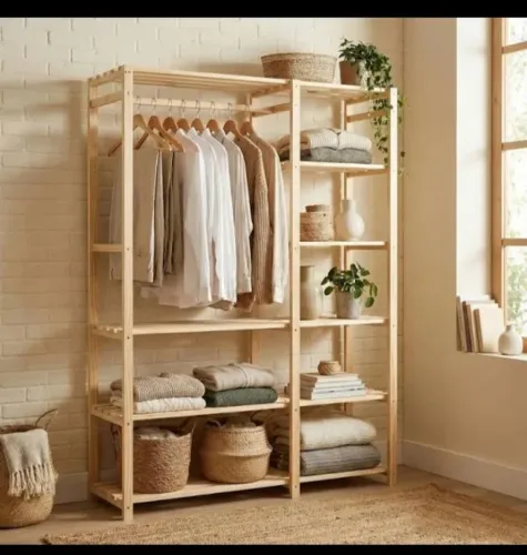 Closet aberto em madeira pinus 1,70 m 250,00 (cada)? Largura 96cm