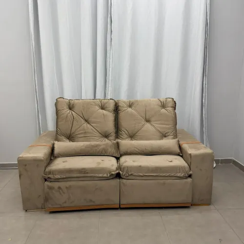 SOFASÃO RETRÁTIL RECLINÁVEL RIO ESPUMA D28 MOLAS