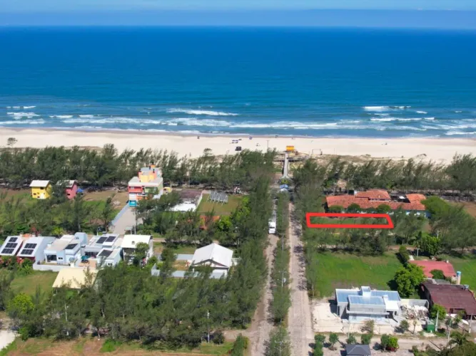 Terreno na Quadra Beira Mar Lagoa cortada