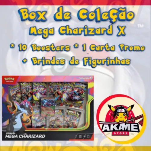 Pokemon Box de coleção Mega Charizard X Ex