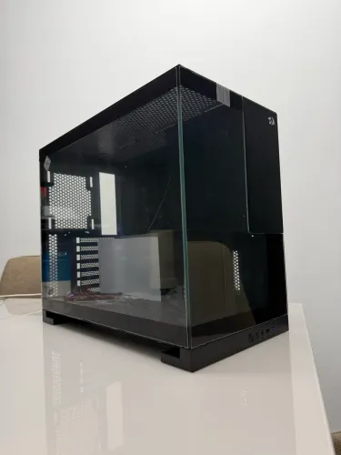 Gabinete Gamer Redragon Eternal Pro Preto Sem Fans com Tela LCD CA-613B