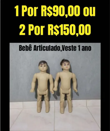 Manequim bebê articulado