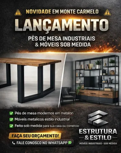 CHEGOU O ESTILO INDUSTRIAL EM MONTE CARMELO ?