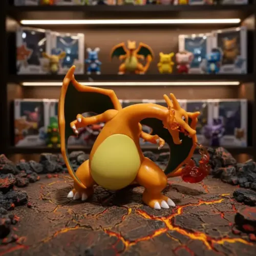 Charizard - Pokémon - Action Figure Estátua em PVC - 10 cm
