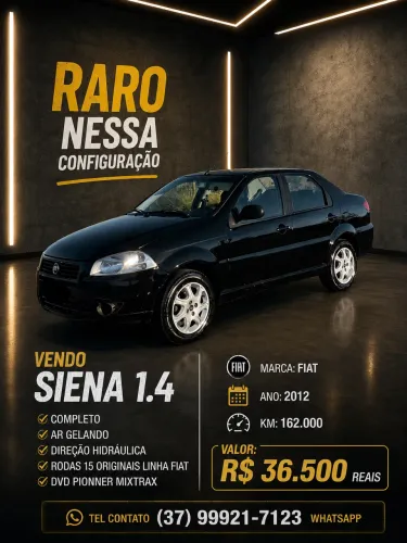 Fiat Siena EL 1.4 MPI Fire Flex 8V 4P 2012